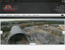 Tablet Screenshot of cavalrycontracting.com